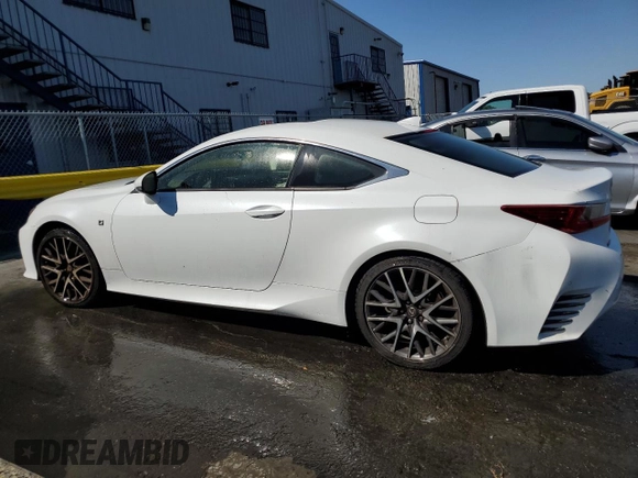 2017 Lexus RC 350 with VIN JTHHE5BC9H5016459, listed as a Copart auction lot 51806795 with 55,410 mi miles and Clean title. Bid and sale history available at DreamBid. Image 2.