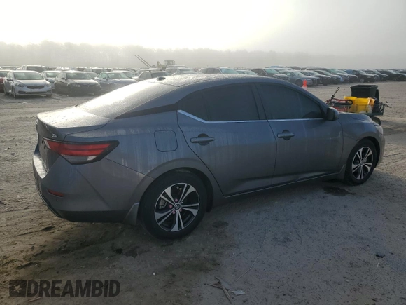 2021 Nissan Sentra SV with VIN 3N1AB8CV5MY210161, listed as a Copart auction lot 43628315 with 24,183 mi miles and Salvage Title. Bid and sale history available at DreamBid. Image 3.