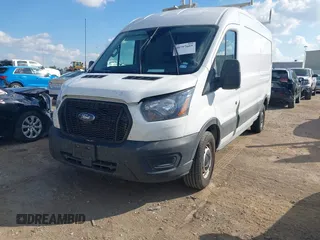 2023 Ford Transit Cargo with VIN 1FTBR1C87PKA63830, listed as a IAAI auction lot 40797669 with 69,162 mi miles and . Bid and sale history available at DreamBid. Image 18.