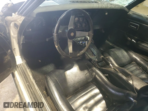 1979 Chevrolet Corvette with VIN 1Z8789S406567, listed as a Copart auction lot 43365335 with 90,615 mi miles and Salvage title. Bid and sale history available at DreamBid. Image 8.