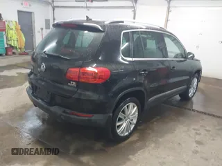 2016 Volkswagen Tiguan S with VIN WVGBV7AX9GW569978, listed as a IAAI auction lot 41531258 with 106,773 mi miles and . Bid and sale history available at DreamBid. Image 4.