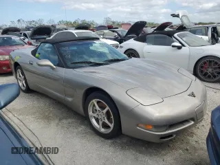 2002 Chevrolet Corvette with VIN 1G1YY32G125127054, listed as a Copart auction lot 75207064 with 69,732 mi miles and Non Repairable. Bid and sale history available at carsss.com. Image 4.