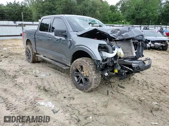 2022 Ford F-150 XL with VIN 1FTFW1E54NFC33872, listed as a Copart auction lot 57719805 with 56,329 mi miles and Salvage title. Bid and sale history available at DreamBid. Image 13.