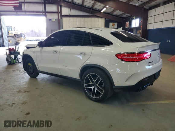 2018 Mercedes-Benz GLE 43 AMG with VIN 4JGED6EB8JA123463, listed as a Copart auction lot 50757435 with 88,788 mi miles and Salvage title. Bid and sale history available at DreamBid. Image 2.