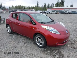 2012 Nissan LEAF SL with VIN JN1AZ0CP7CT026409, listed as a IAAI auction lot 42127666 with 55,306 mi miles and . Bid and sale history available at DreamBid. Image 1.