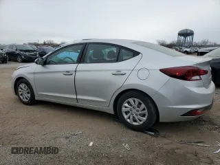 2019 Hyundai Elantra SE with VIN 5NPD74LF2KH433104, listed as a Copart auction lot 48614105 with 77,728 mi miles and Salvage Title. Bid and sale history available at DreamBid. Image 2.