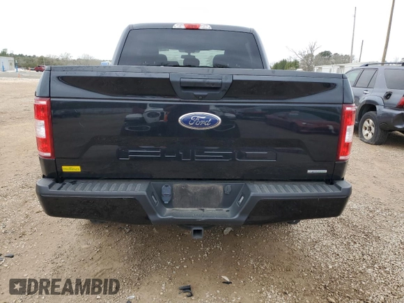 2020 Ford F-150 XL with VIN 1FTEW1CP2LFC63742, listed as a Copart auction lot 48354875 with 24,493 mi miles and Salvage Title. Bid and sale history available at DreamBid. Image 6.