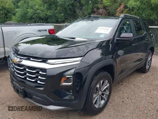 2025 Chevrolet Equinox FWD LT with VIN 3GNAXHEG4SL173229, listed as a IAAI auction lot 42464562 with 12,329 mi miles and . Bid and sale history available at DreamBid. Image 2.