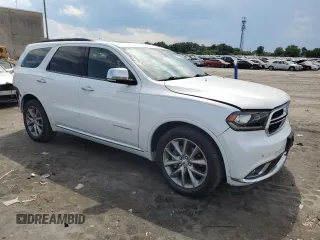 2019 Dodge Durango Citadel with VIN 1C4SDHET7KC795192, listed as a Copart auction lot 60496134 with 64,007 mi miles and Salvage Title. Bid and sale history available at DreamBid. Image 4.