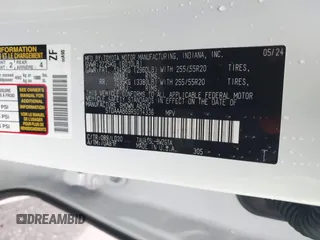 2024 Lexus TX 350 z VIN 5TDAAAB69RS014336, wystawiony jako IAAI lot #42174815 z przebiegiem 15 943 mil mil oraz . Historia ofert i sprzedaży dostępna na DreamBid. Obrazek 9.