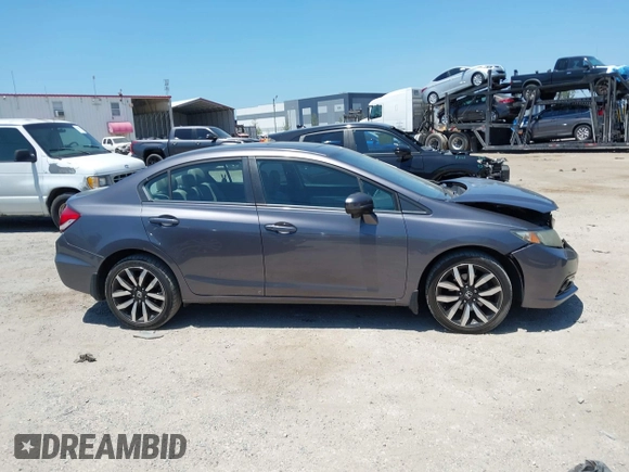 2015 Honda Civic EX-L with VIN 2HGFB2F9XFH518001, listed as a IAAI auction lot 42065254 with 110,202 mi miles and . Bid and sale history available at DreamBid. Image 13.