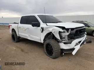 2021 Ford F-150 XL with VIN 1FTFW1E51MFB62435, listed as a Copart auction lot 54403394 with 0 mi miles and Salvage Title. Bid and sale history available at carsss.com. Image 4.