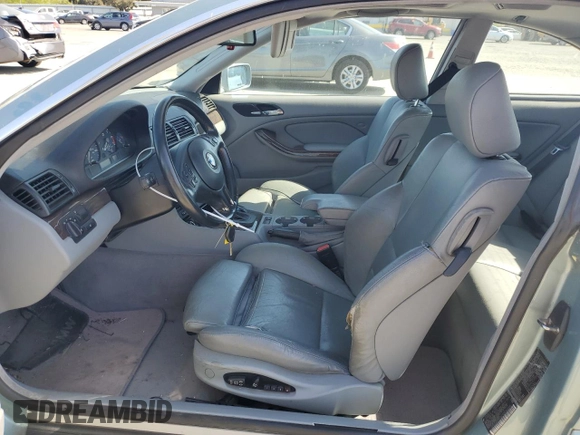 2003 BMW 3 Series 325Ci with VIN WBABN33423PG60319, listed as a Copart auction lot 55254215 with 138,800 mi miles and Clean Title. Bid and sale history available at carsss.com. Image 7.