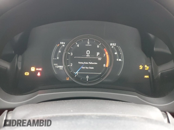 2023 Lexus IS 350 F Sport with VIN JTHGZ1B21P5069896, listed as a Copart auction lot 50947125 with 13,980 mi miles and Salvage title. Bid and sale history available at DreamBid. Image 9.