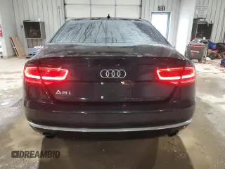 2013 Audi A8 L 3.0L with VIN WAURGAFD1DN000436, listed as a Copart auction lot 44382755 with 138,900 mi miles and Salvage Title. Bid and sale history available at carsss.com. Image 6.