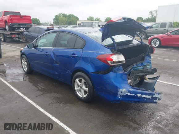 2017 Kia Forte LX with VIN 3KPFK4A73HE139100, listed as a IAAI auction lot 42112650 with 116,222 mi miles and . Bid and sale history available at carsss.com. Image 3.