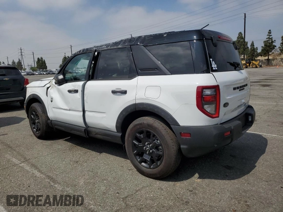 2025 Ford Bronco Sport Big Bend with VIN 3FMCR9BN5SRE04992, listed as a Copart auction lot 61765525 with Not provided miles and Salvage title. Bid and sale history available at DreamBid. Image 2.