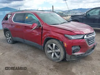 2023 Chevrolet Traverse LT z VIN 1GNEVHKWXPJ298401, wystawiony jako IAAI lot #41968668 z przebiegiem 24 112 mil mil oraz . Historia ofert i sprzedaży dostępna na DreamBid. Obrazek 1.
