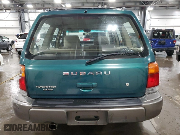 1999 Subaru Forester S with VIN JF1SF6554XH748430, listed as a Copart auction lot 80105264 with 137,910 mi miles and Salvage Title. Bid and sale history available at carsss.com. Image 6.