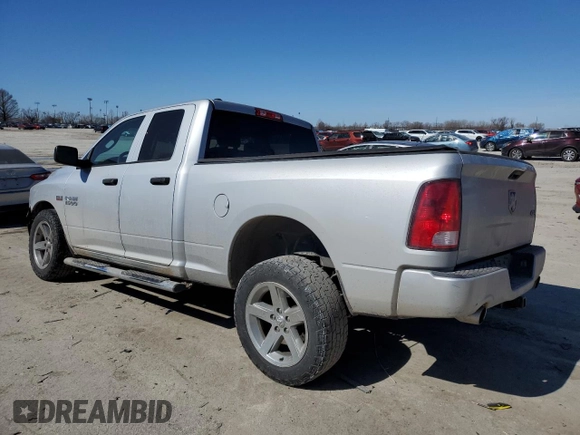 2017 Ram 1500 Express with VIN 1C6RR7FT8HS692829, listed as a Copart auction lot 46934285 with 74,709 mi miles and Salvage Title. Bid and sale history available at carsss.com. Image 2.