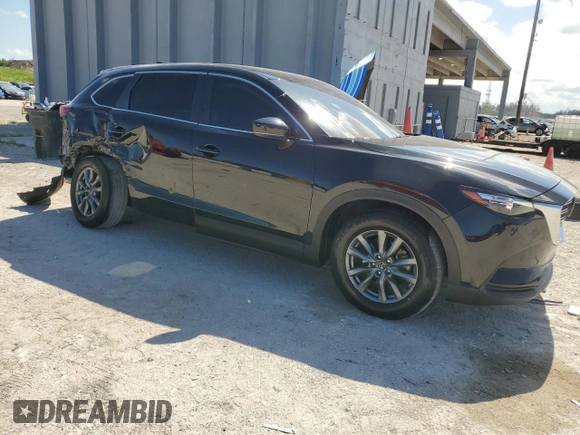 2021 Mazda CX-9 Sport with VIN JM3TCBBY6M0506576, listed as a Copart auction lot 56307514 with 36,310 mi miles and Salvage Title. Bid and sale history available at DreamBid. Image 4.