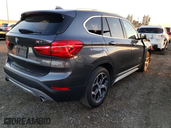 2017 BMW X1 xDrive28i with VIN WBXHT3C30H5F71865, listed as a Copart auction lot 67841122 with 75,471 mi miles. Bid and sale history available at carsss.com. Image 3.