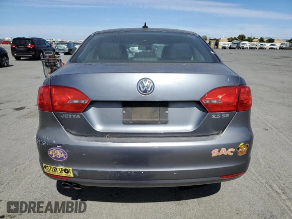 2012 Volkswagen Jetta SE with VIN 3VWDP7AJ7CM427445, listed as a Copart auction lot 63610155 with 161,939 mi miles and Salvage title. Bid and sale history available at DreamBid. Image 6.