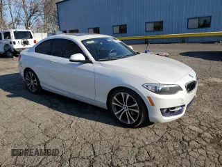 2016 BMW 2 Series 228i with VIN WBA1F9C59GV545896, listed as a Copart auction lot 42260055 with 68,755 mi miles and Salvage Title. Bid and sale history available at DreamBid. Image 4.