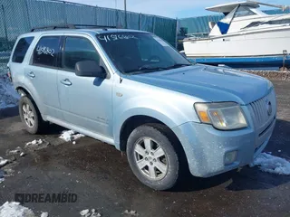 2008 Mercury Mariner with VIN 4M2CU91ZX8KJ30882, listed as a IAAI auction lot 41596802 with 204,769 mi miles. Bid and sale history available at carsss.com. Image 1.