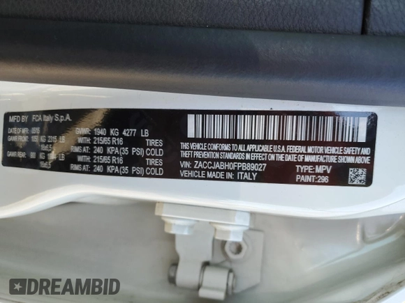 2015 Jeep Renegade Latitude with VIN ZACCJABH0FPB89027, listed as a Copart auction lot 80456364 with 128,513 mi miles and Salvage Title. Bid and sale history available at carsss.com. Image 14.