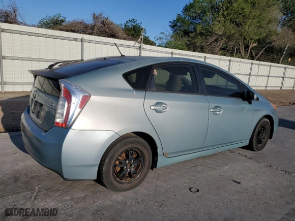 2012 Toyota Prius One with VIN JTDKN3DU0C5413777, listed as a Copart auction lot 52145055 with 0 mi miles and Clean Title. Bid and sale history available at carsss.com. Image 3.