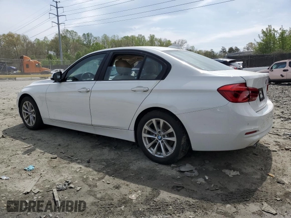 2017 BMW 3 Series 320i with VIN WBA8E1G52HNU14131, listed as a Copart auction lot 51550645 with 0 mi miles and Clean Title. Bid and sale history available at carsss.com. Image 2.