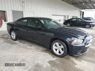 2012 Dodge Charger SE with VIN 2C3CDXBG7CH301681, listed as a Copart auction lot 46848775 with 154,340 mi miles and Salvage Title. Bid and sale history available at carsss.com. Image 4.