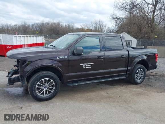 2018 Ford F-150 XL with VIN 1FTEW1EP8JFC97470, listed as a IAAI auction lot 41883205 with 73,888 mi miles. Bid and sale history available at carsss.com. Image 18.