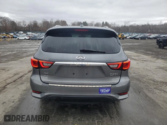 2019 Infiniti QX60 Luxe with VIN 5N1DL0MM9KC551532, listed as a Copart auction lot 48561095 with 116,183 mi miles and Salvage title. Bid and sale history available at DreamBid. Image 6.