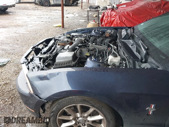 2011 Ford Mustang V6 with VIN 1ZVBP8AM9B5153645, listed as a IAAI auction lot 41304583 with 123,204 mi miles and . Bid and sale history available at carsss.com. Image 6.
