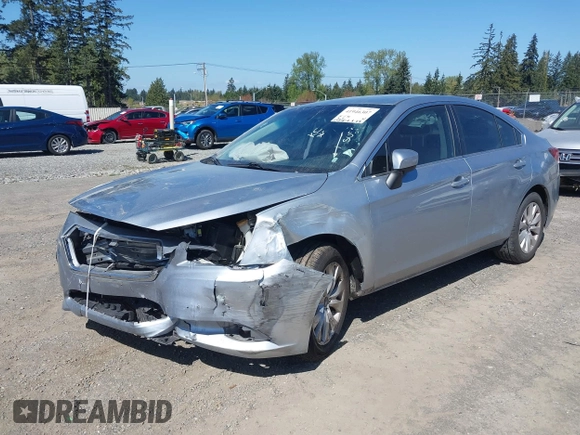 2015 Subaru Legacy 2.5i Premium with VIN 4S3BNAC62F3063446, listed as a IAAI auction lot 41946307 with 60,318 mi miles. Bid and sale history available at carsss.com. Image 2.