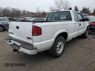 2001 GMC Sonoma SLS w/1SH Pkg with VIN 1GTDT19W618217027, listed as a Copart auction lot 87254654 with 162,109 mi miles and Salvage Title. Bid and sale history available at carsss.com. Image 3.