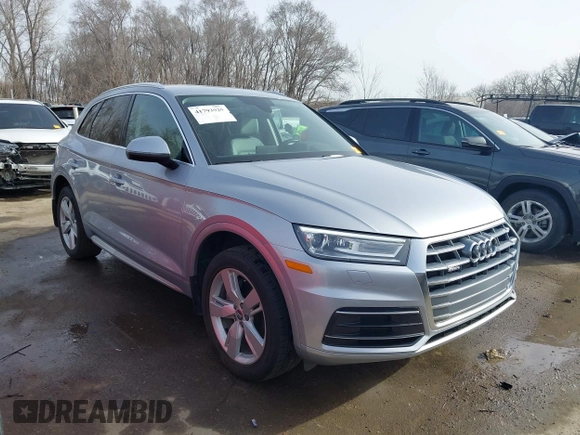 2019 Audi Q5 Premium with VIN WA1ANAFY4K2076069, listed as a IAAI auction lot 41793929 with 51,438 mi miles and . Bid and sale history available at DreamBid. Image 13.