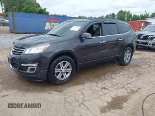 2015 Chevrolet Traverse LT with VIN 1GNKVHKDXFJ350366, listed as a IAAI auction lot 42279787 with 127,195 mi miles and . Bid and sale history available at DreamBid. Image 2.