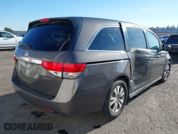 2016 Honda Odyssey SE with VIN 5FNRL5H32GB089740, listed as a IAAI auction lot 41402635 with 120,666 mi miles and . Bid and sale history available at DreamBid. Image 4.