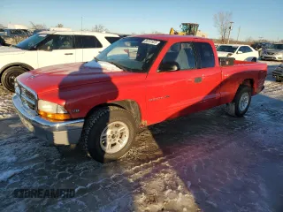 1998 Dodge Dakota SLT with VIN 1B7GL22Y9WS722696, listed as a Copart auction lot 88701925 with 0 mi miles and Salvage Title. Bid and sale history available at carsss.com. Image 1.
