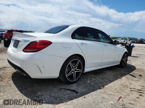 2018 Mercedes-Benz C 300 z VIN WDDWF4JB9JR376909, wystawiony jako Copart lot #62844555 z przebiegiem 80 150 mil mil oraz Szkoda całkowita • Salvage title. Historia ofert i sprzedaży dostępna na DreamBid. Obrazek 3.