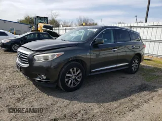 2014 Infiniti QX60 with VIN 5N1AL0MM5EC512086, listed as a Copart auction lot 48764835 with 165,968 mi miles and Salvage Title. Bid and sale history available at carsss.com. Image 1.