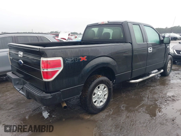 2010 Ford F-150 XL with VIN 1FTEX1C88AFC94335, listed as a IAAI auction lot 41563952 with 198,961 mi miles. Bid and sale history available at carsss.com. Image 4.