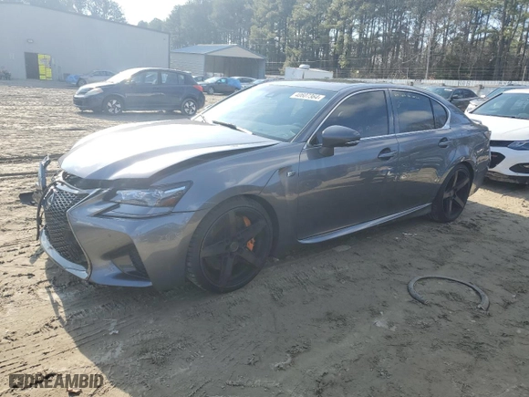 2016 Lexus GS F with VIN JTHBP1BL0GA001573, listed as a Copart auction lot 40607364 with NaN miles. Bid and sale history available at carsss.com. Image 1.