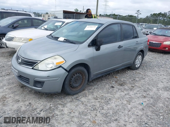 2010 Nissan Versa 1.8 S with VIN 3N1BC1AP1AL382273, listed as a IAAI auction lot 41980242 with 250,870 mi miles. Bid and sale history available at carsss.com. Image 2.