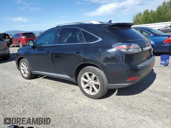 2012 Lexus RX 350 with VIN 2T2BK1BA1CC152745, listed as a Copart auction lot 59221485 with 198,669 mi miles and Salvage title. Bid and sale history available at DreamBid. Image 2.
