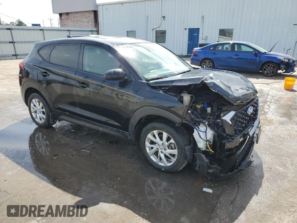 2021 Hyundai Tucson SE with VIN KM8J23A41MU404128, listed as a Copart auction lot 47938495 with 34,432 mi miles and Salvage Title. Bid and sale history available at carsss.com. Image 4.