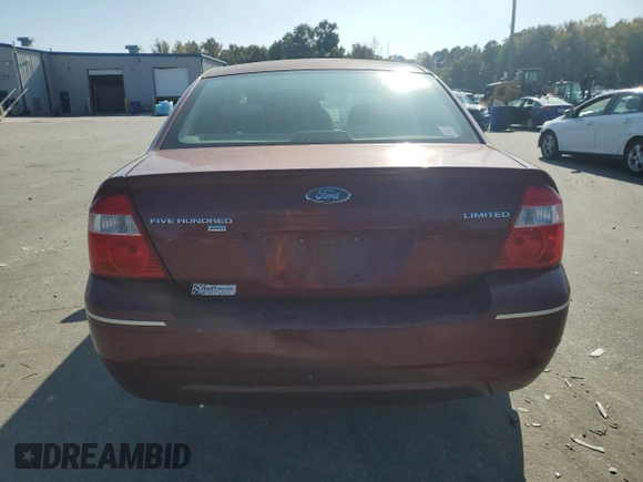2006 Ford Five Hundred Limited with VIN 1FAHP28146G178975, listed as a Copart auction lot 77398814 with 171,591 mi miles and Salvage Title. Bid and sale history available at carsss.com. Image 6.